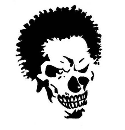 Kukoo da baga bonez skull logo