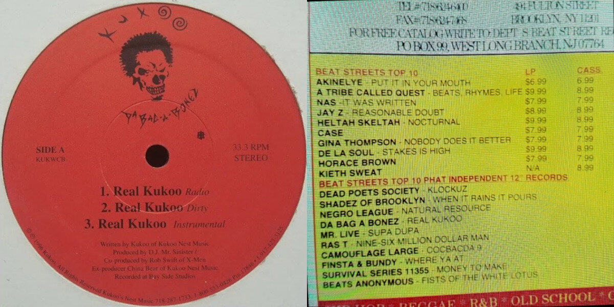 Real Kukoo 12inch Vinyl and Beatstreet Top 10